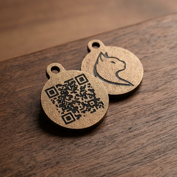 Smart QR Code Cat Tag