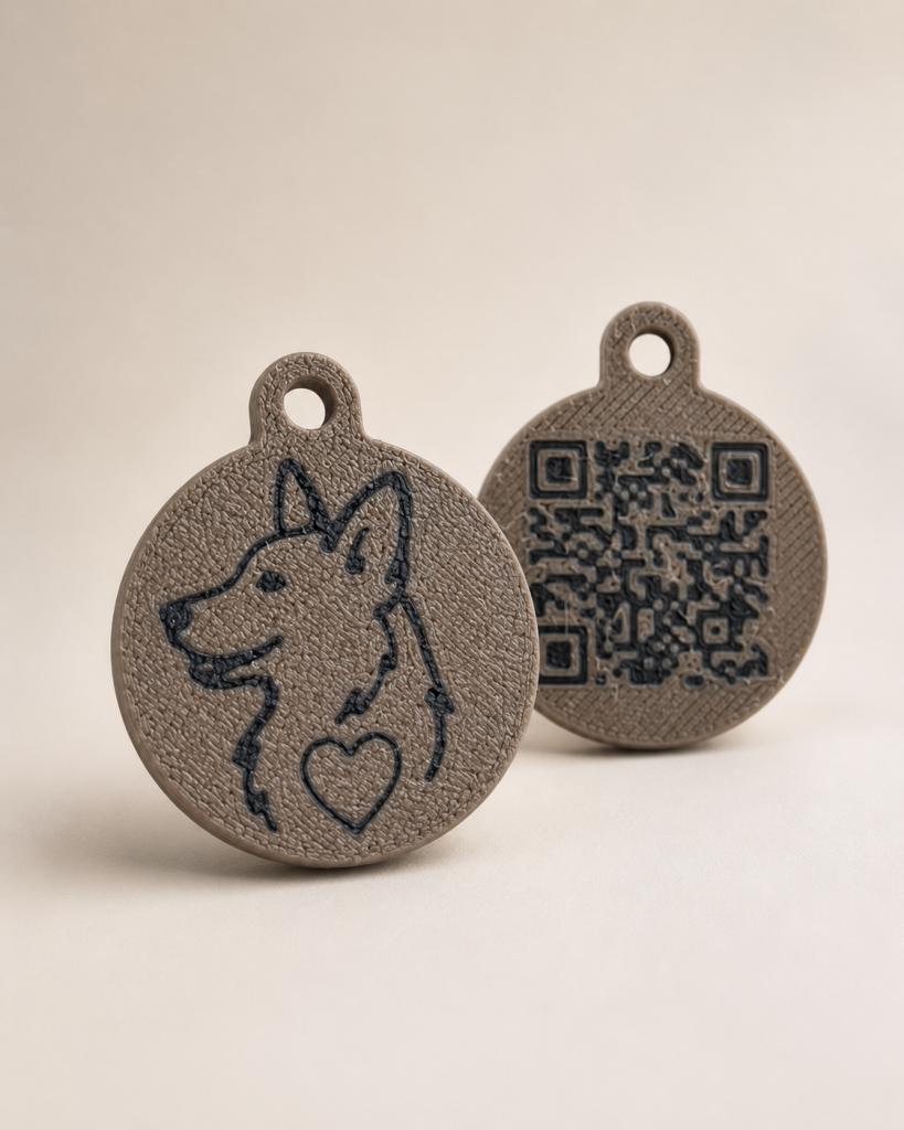 Smart QR Code Welsh Corgi Tag
